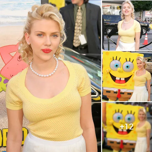 Scarlett Johansson Shines at the Spongebob & Squarepants Premiere: A Blast from the Past!